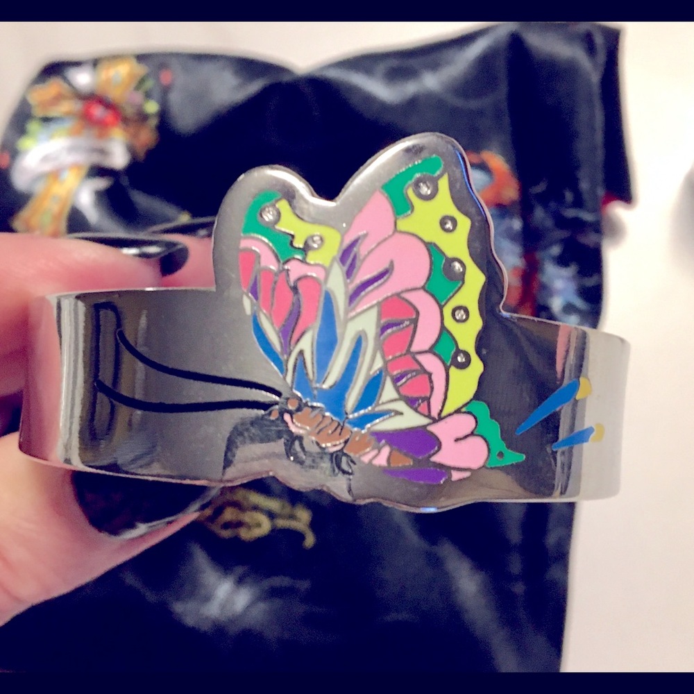 NWT Ed Hardy Butterfly Cuff Bracelet 🧚🏼‍♀️